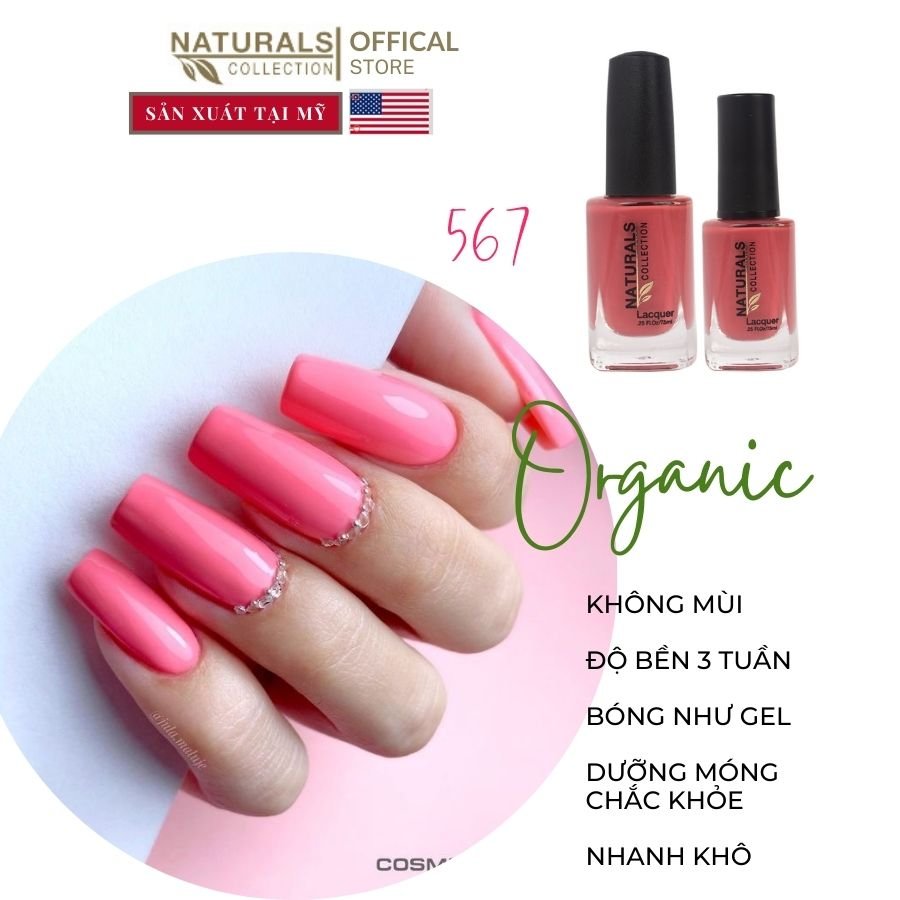 Sơn gel móng tay màu bóng hồng, 15ml | Shopee Việt Nam